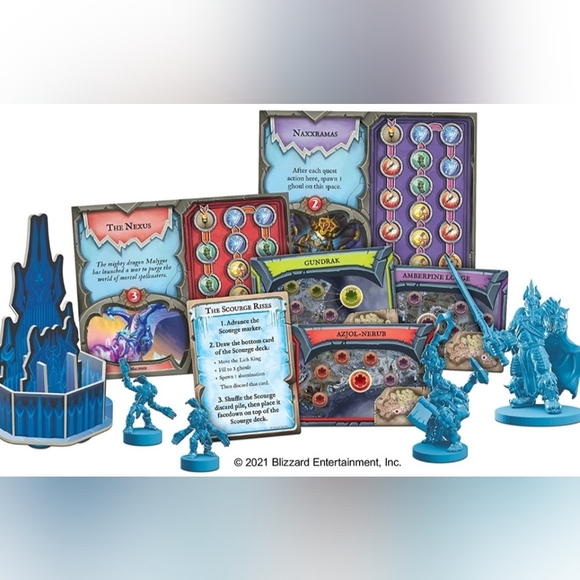 World of Warcraft - Wrath of the Lich King Board Game - Picture 4 of 7